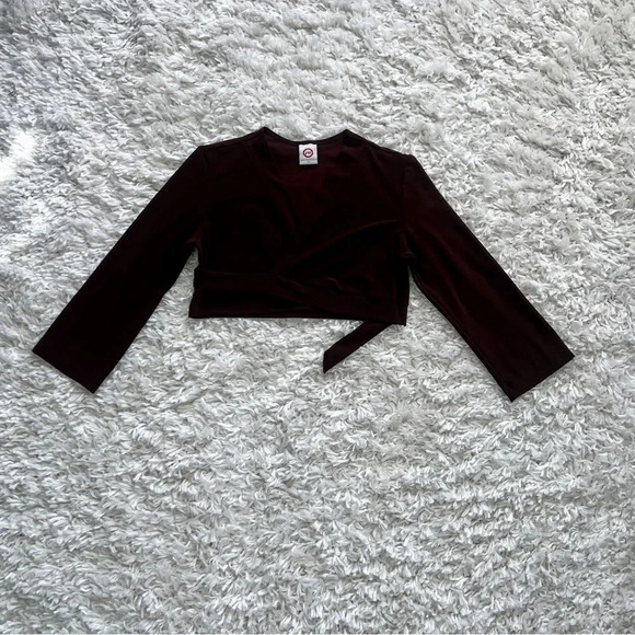 Vintage 90’s Brown Wrap Shrug - Picture 3 of 9